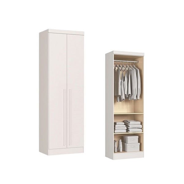 Módulo 02 Portas Infinity - 3920A - Branco - Móveis Castro