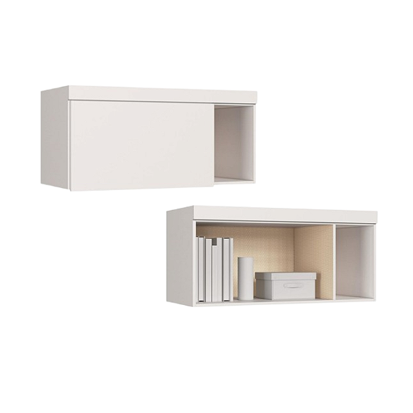 Módulo Aéreo 01 Porta Infinity - 3944A - Branco - Móveis Castro