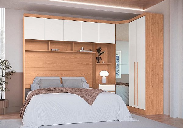 Dormitório Modulado 03 pçs - Linha Infinity - Moveis Castro