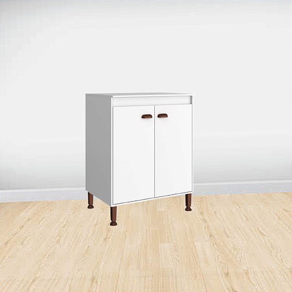 Balcão 02 Portas - MB 1029 - Branco - Movelbento