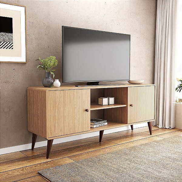 Rack 02 Portas - MB 1121 - Mel - Movelbento