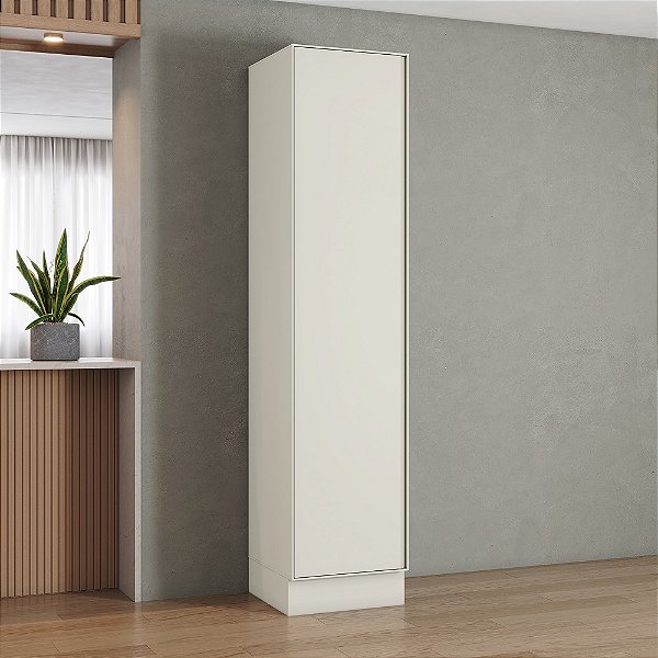 Paneleiro 01 Porta - Ref. C667-133 - Areia - Linha Fineze - Móveis Henn