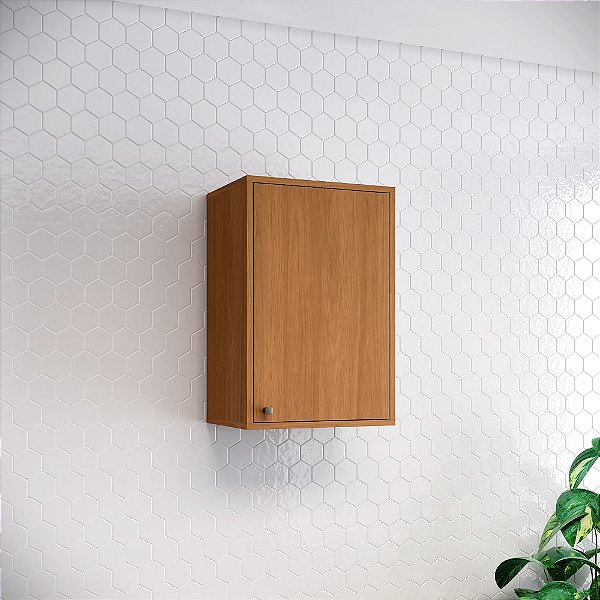 Aéreo 01 Porta 40cm - Ref. C580-214 - Cinamomo - Linha Venaly - Móveis Henn