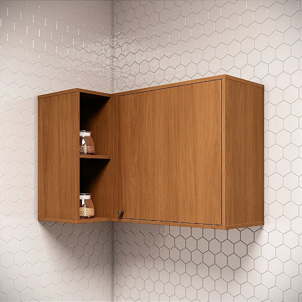 Aéreo de Canto Reto - Ref. C587-214 - Cinamomo - Linha Venaly - Móveis Henn