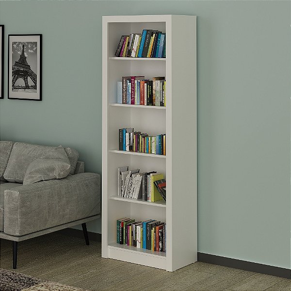 Estante Multiuso Livreiro - ME4104 - Branco - Tecno Mobili
