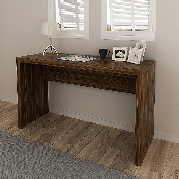 Mesa Escrivaninha - ME4135 - Nogal - Tecno Mobili