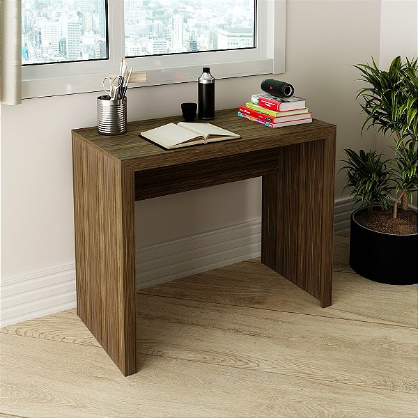 Mesa Escrivaninha - ME4139 - Nogal - Tecno Mobili