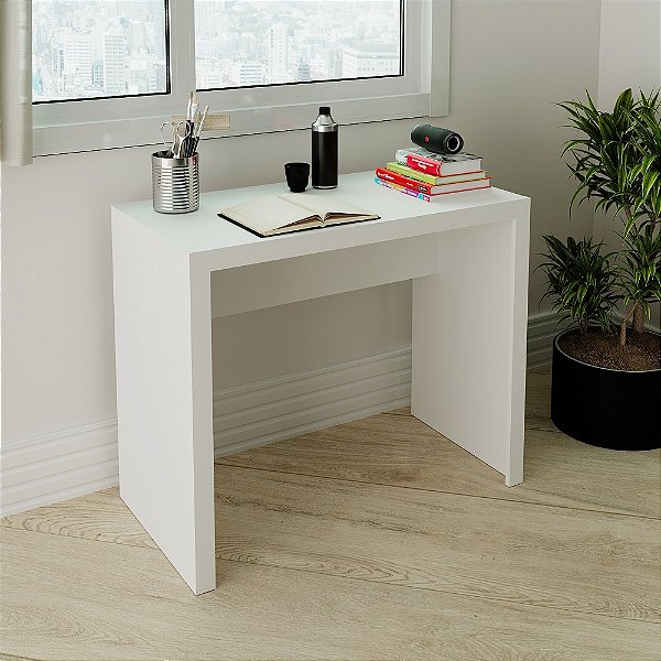 Mesa Escrivaninha - ME4139 - Branco - Tecno Mobili