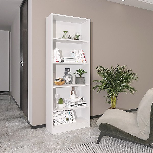 Estante Livreiro - ME4141 - Branco - Tecno Mobili