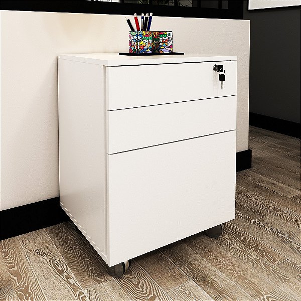 Balcão Gaveteiro - ME4148 - Branco - Tecno Mobili