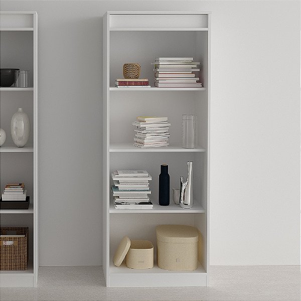 Estante Multiuso Livreiro - ME4150 - Branco - Tecno Mobili