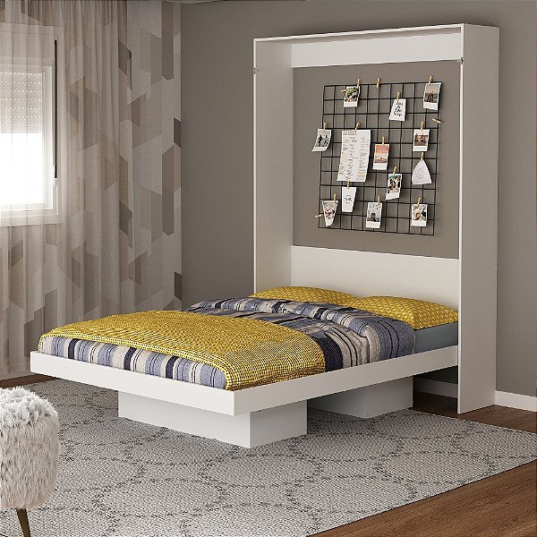 Cama Articulada Casal - CM8016 - Branco - Tecno Mobili