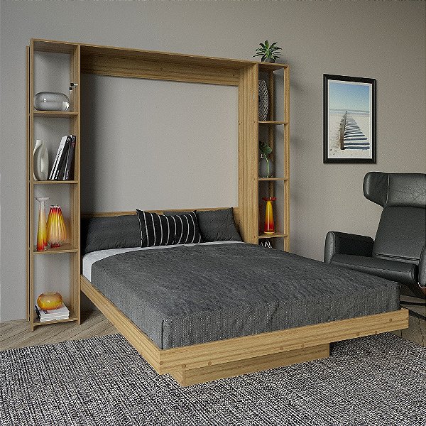 Cama Articulada Casal - CM8040 - Amendoa - Tecno Mobili