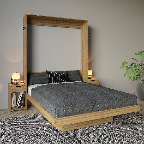 Cama Articulada Casal - CM8041 - Amendoa - Tecno Mobili
