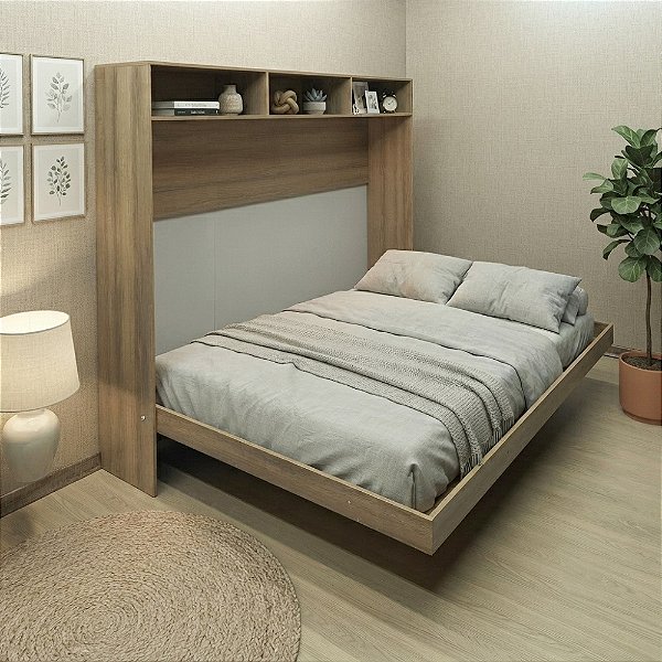 Cama Articulada Casal - CM8043 - Amendoa - Tecno Mobili