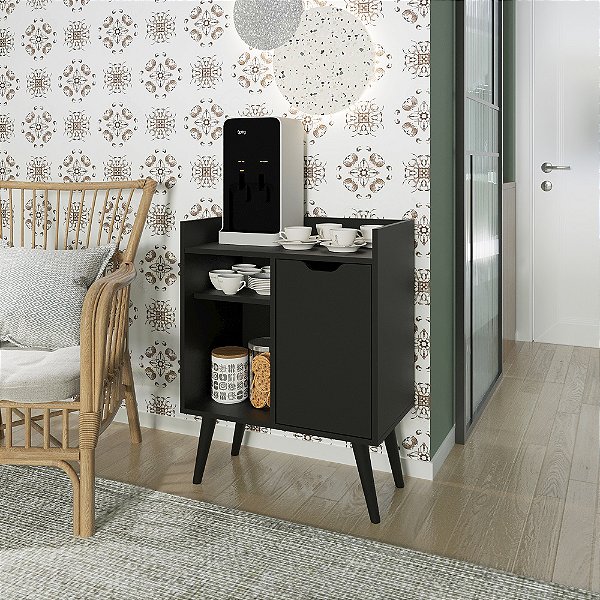 Balcão Aparador - AP2310 - Preto - Tecno Mobili