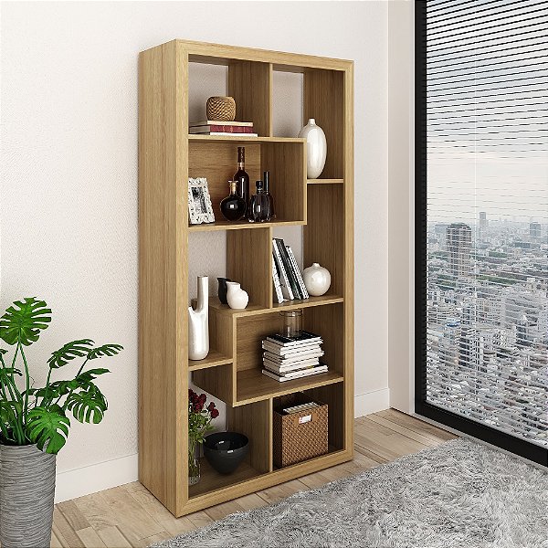 Estante Nicho Multiuso - E1712 - Amendoa - Tecno Mobili