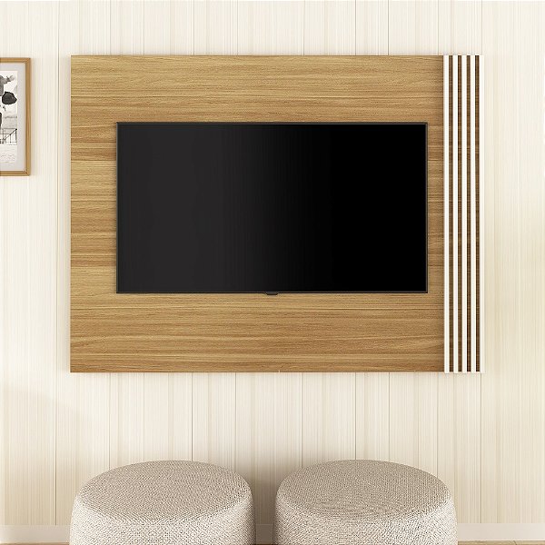 Painel Suspenso - PL3004 - Amendoa/Off White - Tecno Mobili