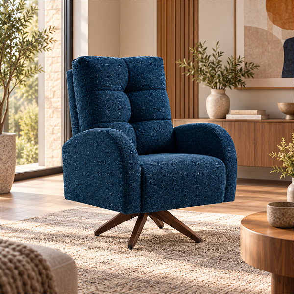 Poltrona 4600 pés Giratório - Estofados Rincão