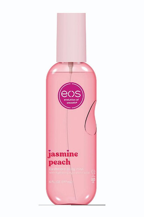 EOS Cashmere Body Mist, Jasmim e Pêssego, Spray Corporal Feminino, 177 ml