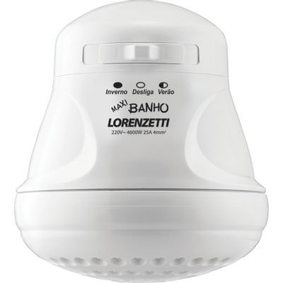 Ducha Relax Ultra Branca 220V 4600W - Lorenzetti.