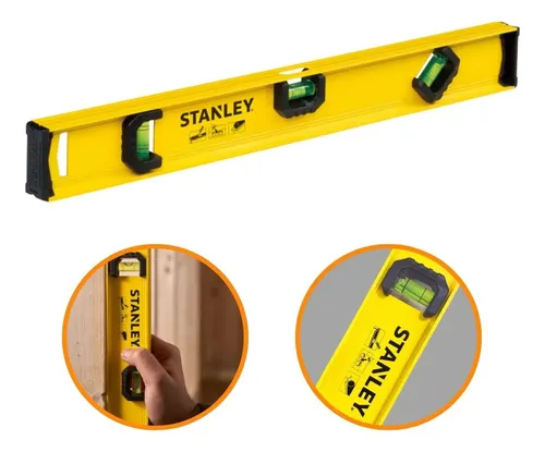 Nível Alumínio 03 Bolhas de 24 Polegadas 60cm STHT42074-LA - Stanley