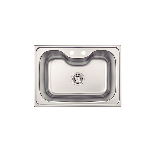 Cuba Tramontina Morgana 60 FX Undermount em Aço Inox com Acabamento Escovado com Válvula 69x49 cm