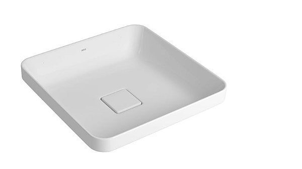 Cuba Quadrada de Sobrepor slim 40cm Branco Deca