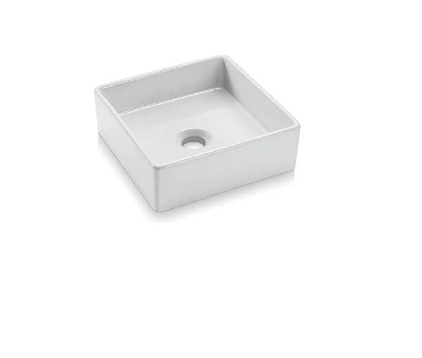 Cuba apoio quadrada 30cm branca - Icasa