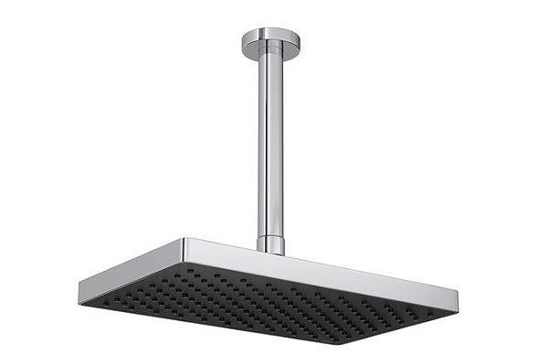 Chuveiro Retangular de Teto 26,5cm Cromado Flex Max - Deca