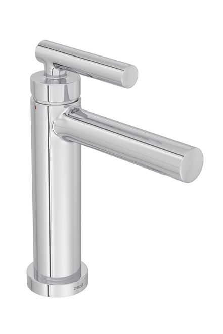 Misturador Monocomando de Mesa Bica Baixa para Lavatório Cromado Beta - Deca