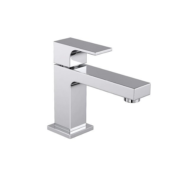 Torneira de Mesa Bica Baixa para Lavatório Cromado Unic - Deca