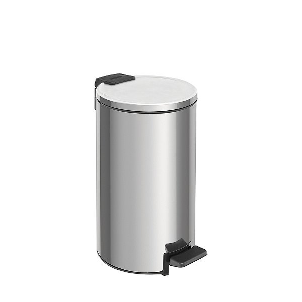 Lixeira de Aço Inox Com Pedal Loop de 12 Litros 94547005 - Tramontina