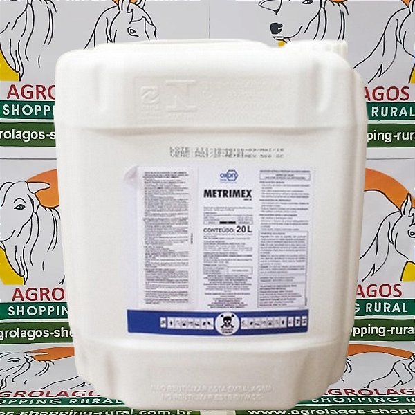 Herbicida Metrimex 500 20 litros - Composição Ametrina Seletivo para Cana de açúcar