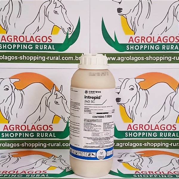 Inseticida Intrepid 240 1 Litro - Metoxifenozida para Algodão Feijão Maçã Milho Soja Tomate Trigo