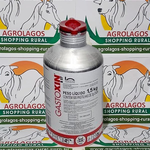 Inseticida Gastoxin 1.5 kg - Composição Fosfeto de alumínio
