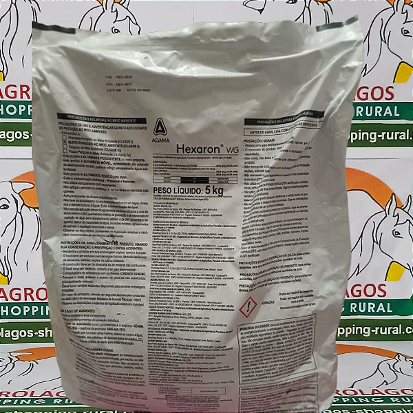 Herbicida Hexaron® WG  5 kg - Composição Hexazinona + Diurom Cana de açucar
