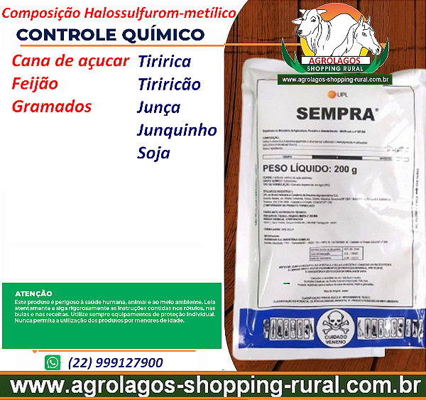 Herbicida Sempra 200 gr - Halossulfurom-metílico