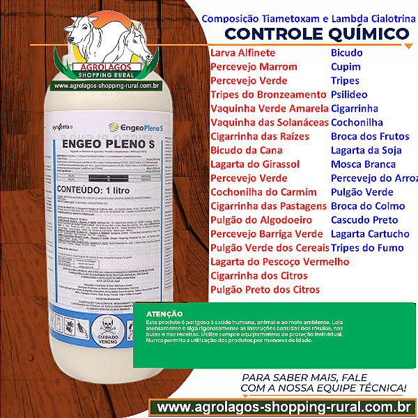Inseticida Engeo pleno 1 Litro - Tiametoxam e Lambda-Cialotrina