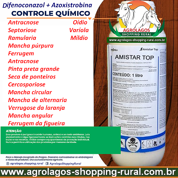 Fungicida Amistar Top 1 Litro - Difenoconazol e Azoxistrobina
