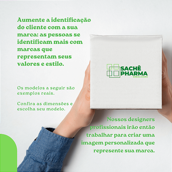 Caixa Personalizada para Sachês