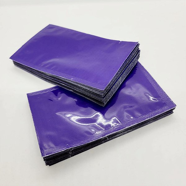 Sachês Laminados Roxo 70mmx100mm (3.000 Unidades) - Sofisticação e Segurança Imbatíveis