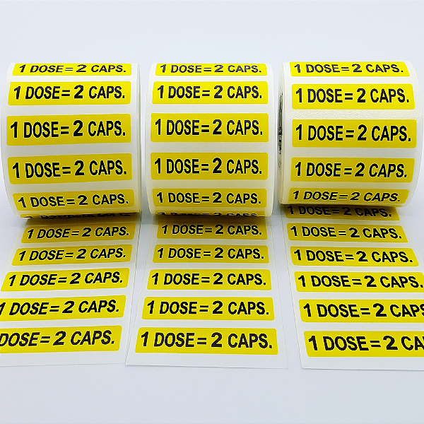 Kit 6 Rolos Etiqueta 1 DOSE = 2 CAPS. – Leve Mais, Pague Menos