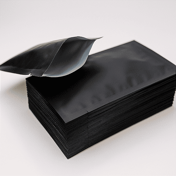 Sachê Laminado Preto Fosco 70x120mm (1.000 Unidades) – Embalagem Premium com Estilo e Proteção