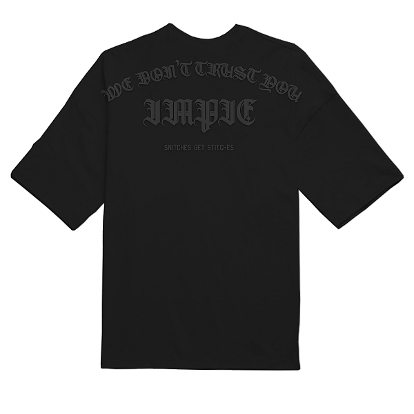 CAMISETA IMPIE STITCHES BNB PRETA