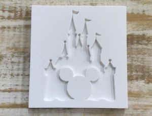 Molde de silicone do Castelo do Mickey