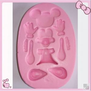 molde de silicone da Minnie/ Mickey 3D