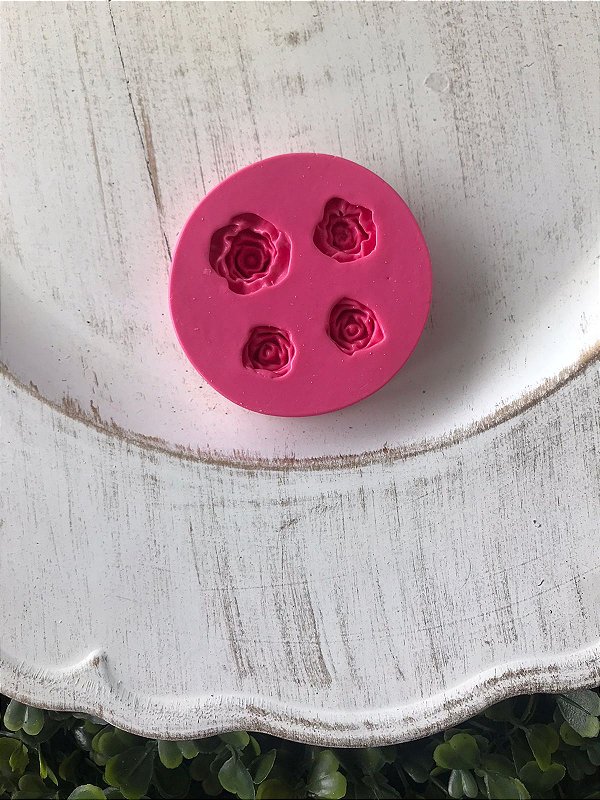 Molde de Silicone rosas 2