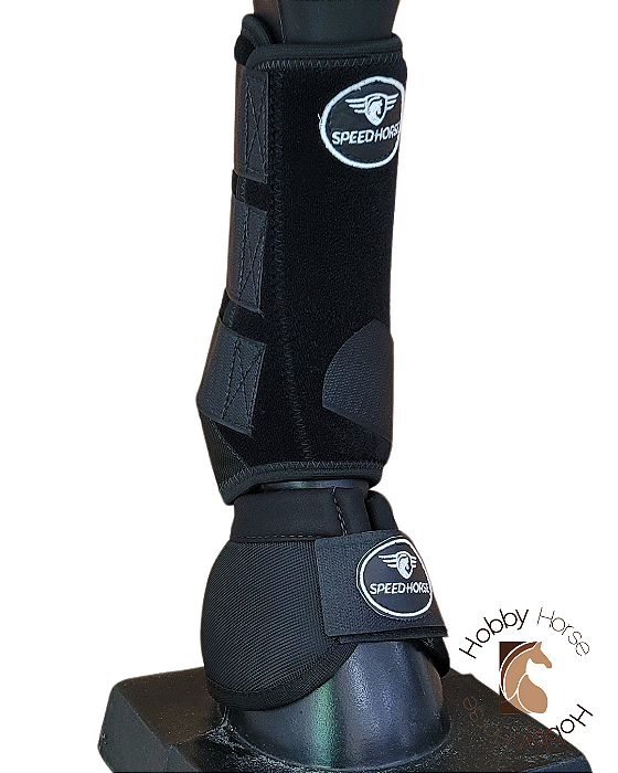Kit caneleiras dianteiras + cloches Speed Horse preto