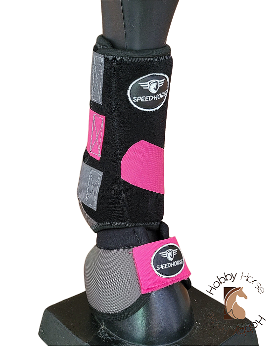 Conjunto dianteiro Speed Horse cinza/rosa